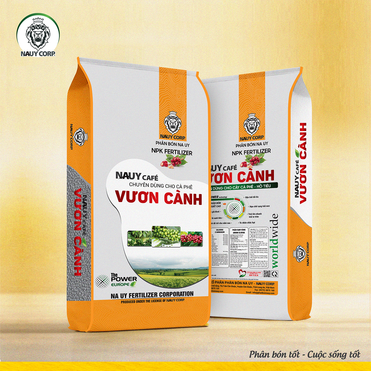 PHÂN BÓN NPK NA UY CAFE VƯƠN CÀNH