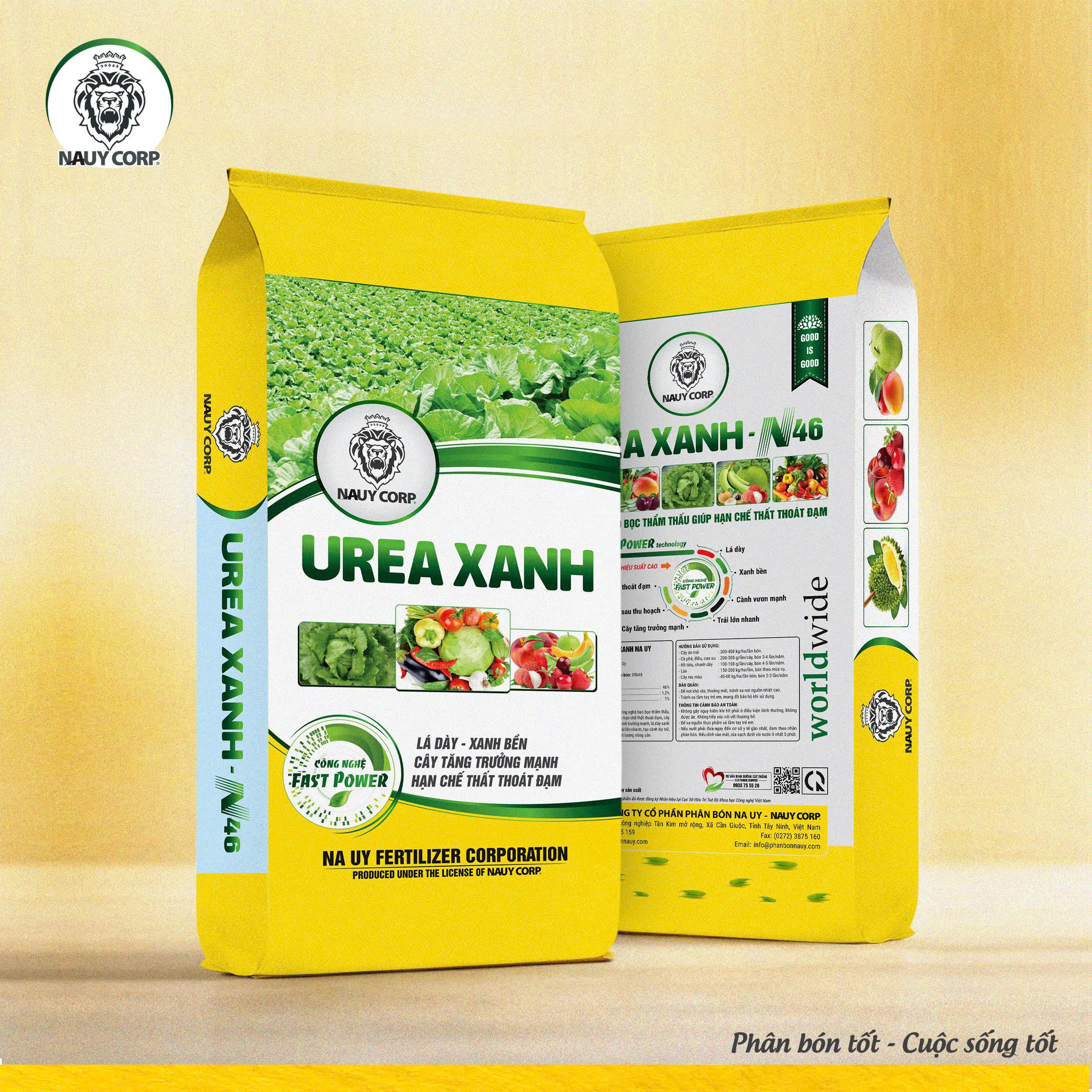 PHÂN BÓN UREA XANH NA UY