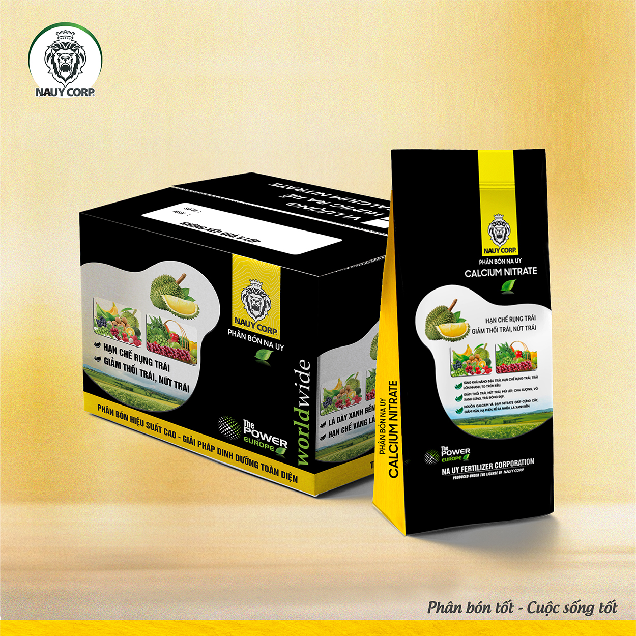 PHÂN BÓN NA UY CALCIUM NITRATE BO 1KG