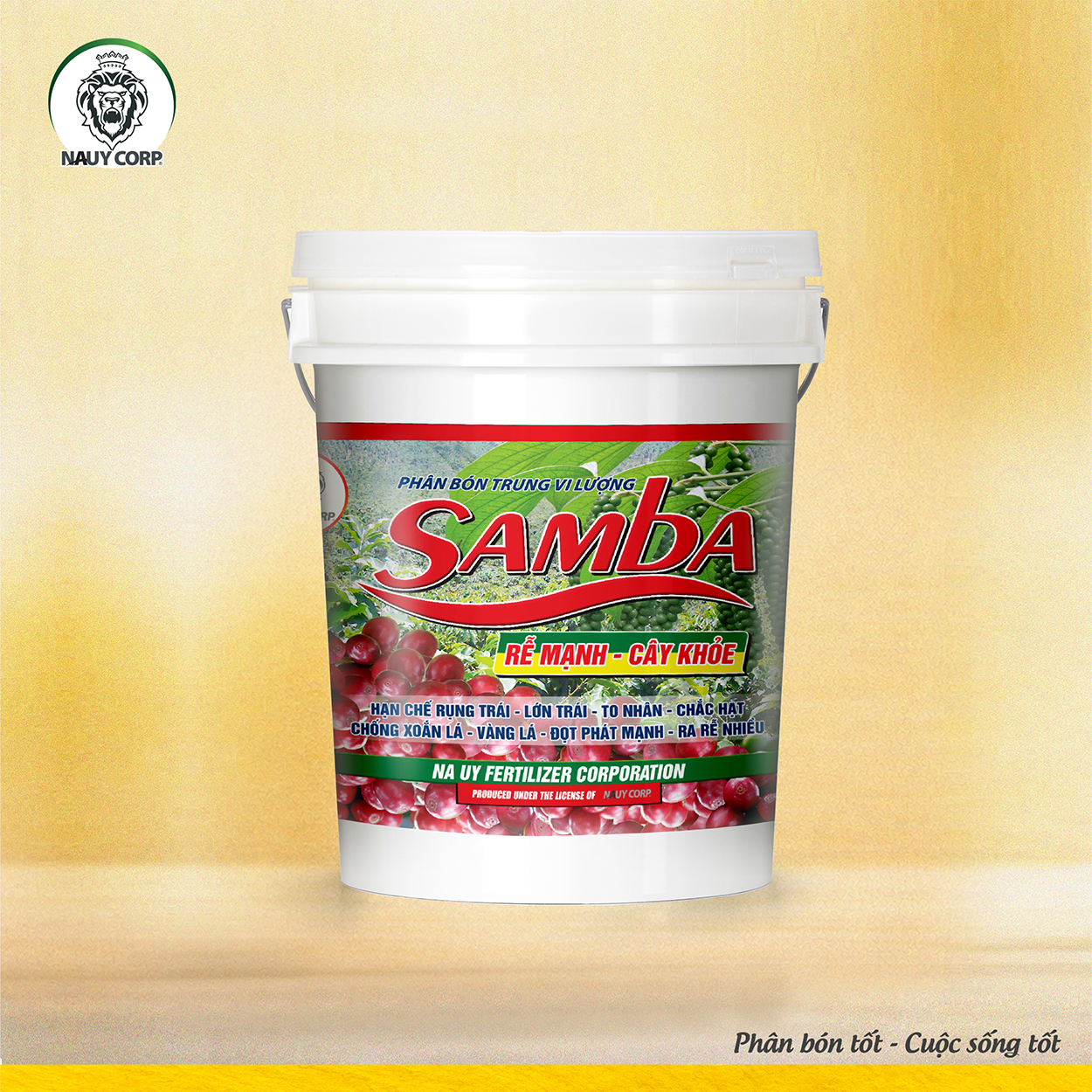 PHÂN BÓN VI LƯỢNG NA UY SAMBA CÀ PHÊ - HỒ TIÊU 