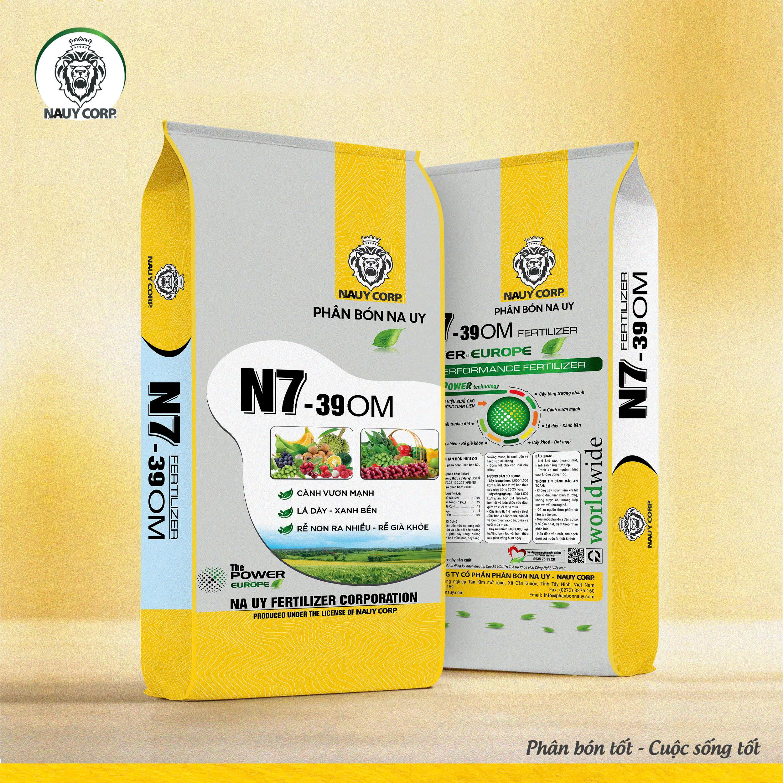PHÂN BÓN TRUNG VI LƯỢNG NA UY N7 - 39OM